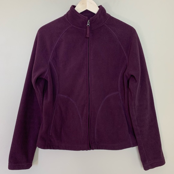 Merona Sweaters - Merona • Purple Fleece Full Zip Sweater